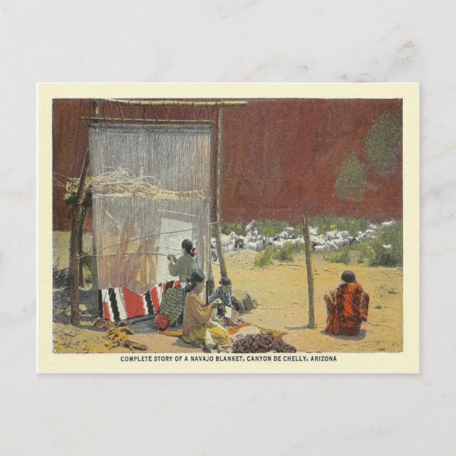 Vintage Weavers Postcard (Front)