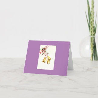 Vintage Wedding Bells Thank You Card