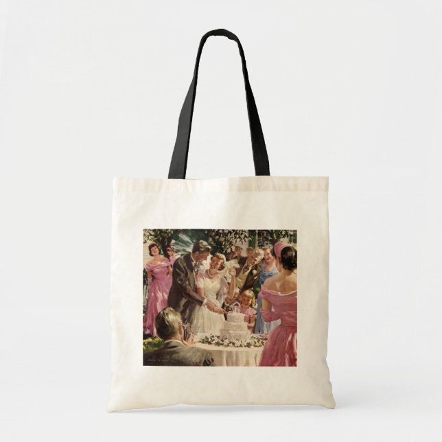 Vintage  Wedding Ceremony Tote Bag (Front)