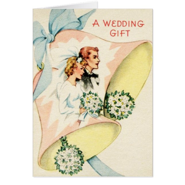 Vintage Wedding Gift Card (Front)
