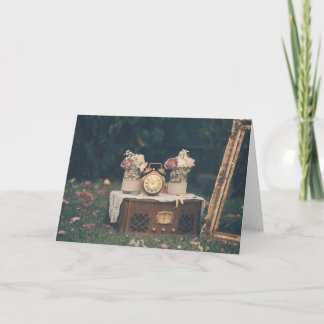 Vintage wedding invitation