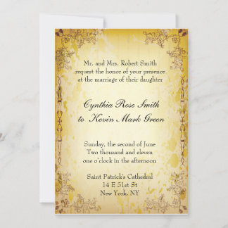 Vintage Wedding Invitation