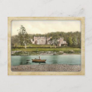 Vintage Wedding Invitation - Add Your Own Picture Postcard