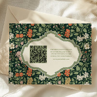 Vintage Wedding Invitation William Morris