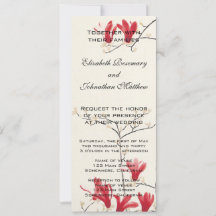 Vintage Wedding, Japanese Pink Magnolia Tree