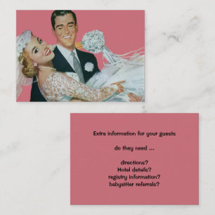 Vintage Wedding Newlyweds, Groom Carrying Bride Business Card