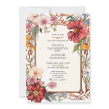 Vintage Wedding retro floral