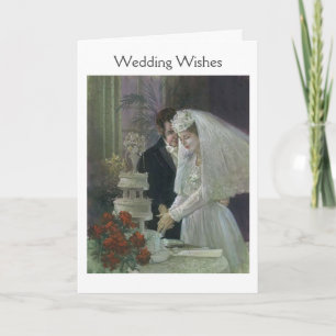 Vintage - Wedding Wishes Card