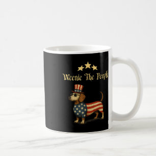Vintage Weenie The People - Funny Dachshund 4th Of Coffee Mug