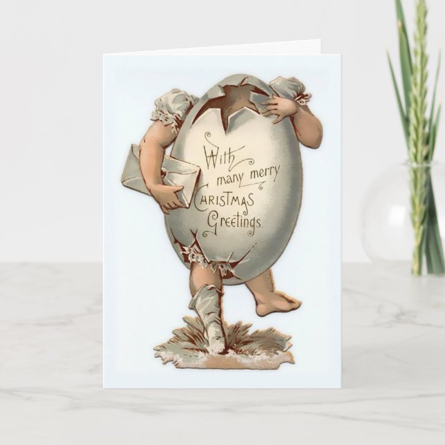 Vintage Weird Christmas Card (Front)