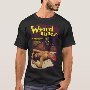 Vintage Weird Tales Magazine Queen Black Coast T-Shirt