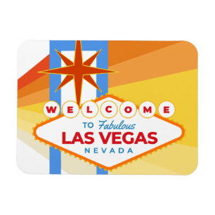Vintage Welcome to Las Vegas Magnet