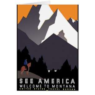Vintage - Welcome to Montana