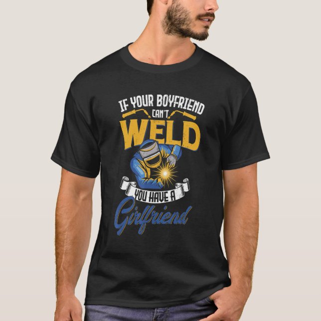 Vintage Welder Grunge Welding T-Shirt (Front)
