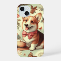 Vintage Welsh Corgi Cardigan Illustration