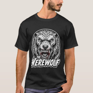Vintage Werewolf Monster Graphic T-Shirt