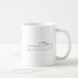 Vintage West Coast Fishing Boat - Columbia River Coffee Mug