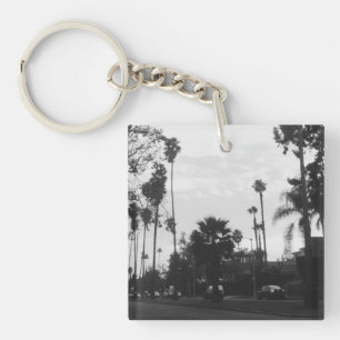 Vintage West Hollywood, Los Angeles, California Key Ring