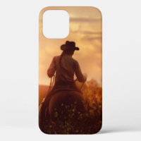 Vintage western cowboy portrait