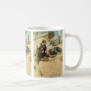 Vintage Western Cowboys, Hopalong by NC Wyeth Coffee Mug