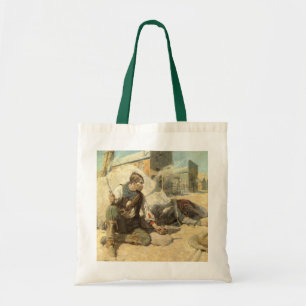 Vintage Western Cowboys, Hopalong by NC Wyeth Tote Bag