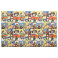 Vintage Western Cowboys Movie Poster Blocks #3 9"