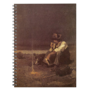 Vintage Western Cowboys, Plains Herder by NC Wyeth Notebook