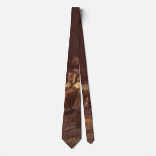 Vintage Western Cowboys, Plains Herder by NC Wyeth Tie