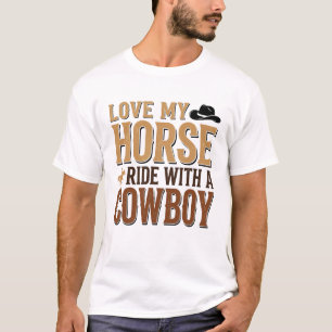 Vintage Western Horse and Cowboy Quote Shirt Desig