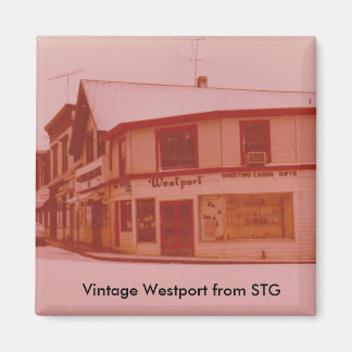 Vintage Westport Magnet - Railroad Place