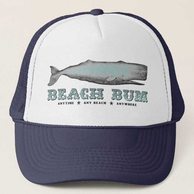 Vintage Whale Beach Bum Hat (Front)