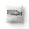Vintage Whale Illustration, Nautical Throw Pillow