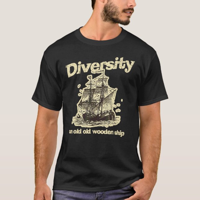 Vintage What Is Diversity T-Shirt (Front)