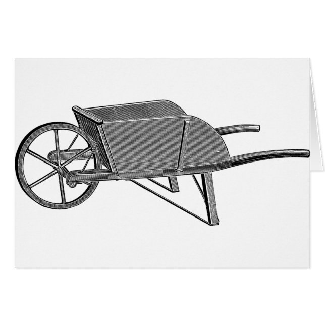 Vintage Wheelbarrow (Front Horizontal)