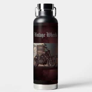 Vintage Wheels Water Bottle
