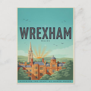 Vintage Wherxham Castle, Wales gifts an souvenirs Postcard
