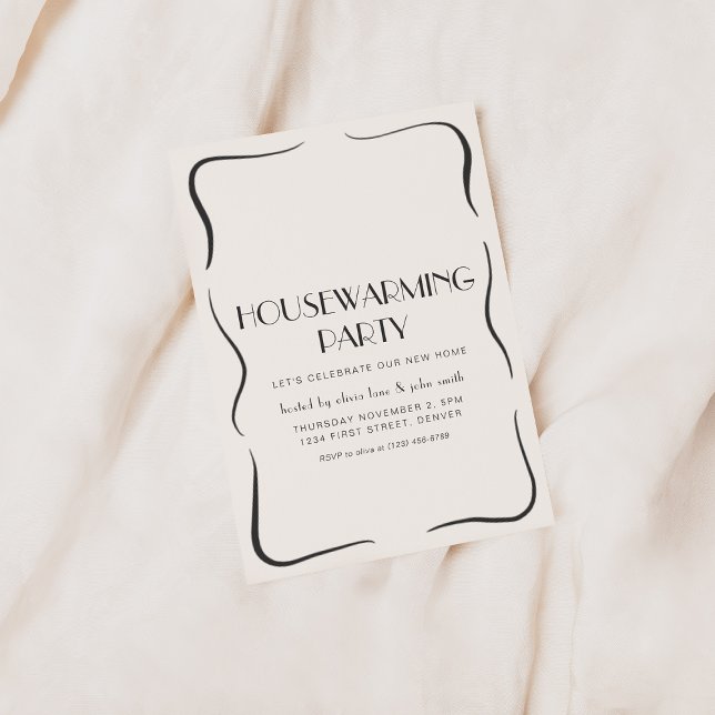 Vintage Whimsical Housewarming Party Invite (Creator Uploaded)