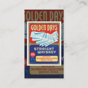 Vintage Whiskey Business Card