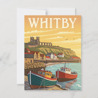 Vintage Whitby Travel Postcard