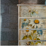 Vintage White Daisies Decoupage Tissue Paper<br><div class="desc">Add a touch of vintage charm to your next decoupage project with this exquisite Vintage White Daisies Decoupage Tissue Paper. Featuring delicate white daisies in full bloom, this tissue paper is perfect for adding a touch of farmhouse flair to your crafts. The antique-inspired design captures the beauty of yesteryear, while...</div>