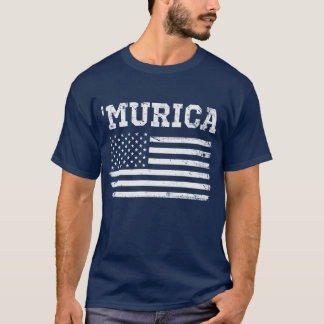 Vintage White Flag 'Murica T-shirt