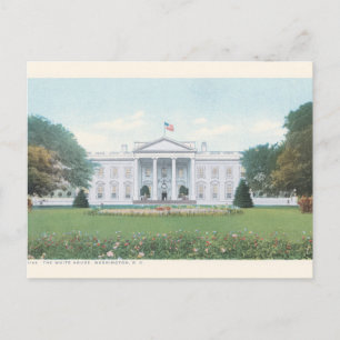 Vintage White House tourist Postcard - Reprint