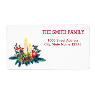 Vintage White Snow Glitter Christmas Ball Holiday