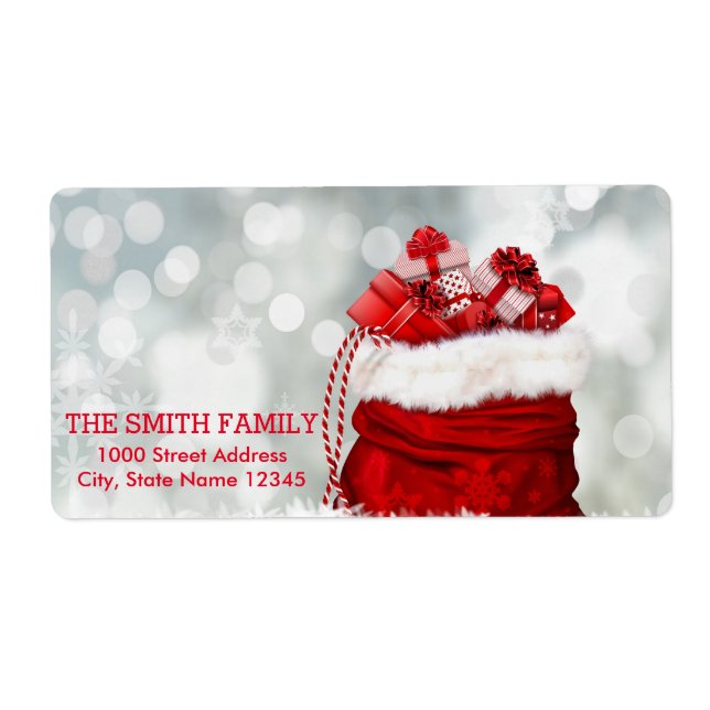 Vintage White Snow Glitter Christmas Ball Holiday (Front)