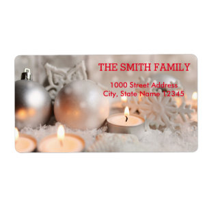 Vintage White Snow Glitter Christmas Tree Holiday