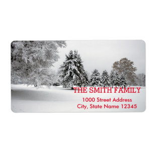 Vintage White Snow Glitter Christmas Tree Holiday