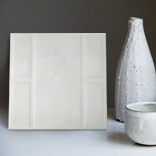 Vintage White Wall Decor Art Nouveau Art Deco Ceramic Tile