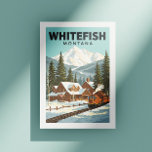 Vintage Whitefish Montana Postcard<br><div class="desc">Vintage Whitefish Montana</div>