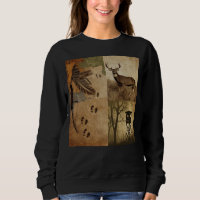 Vintage Whitetail Deer Bow Hunting