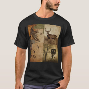 Vintage Whitetail Deer Bow Hunting T-Shirt
